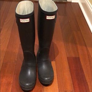 Hunter Black Rain boots